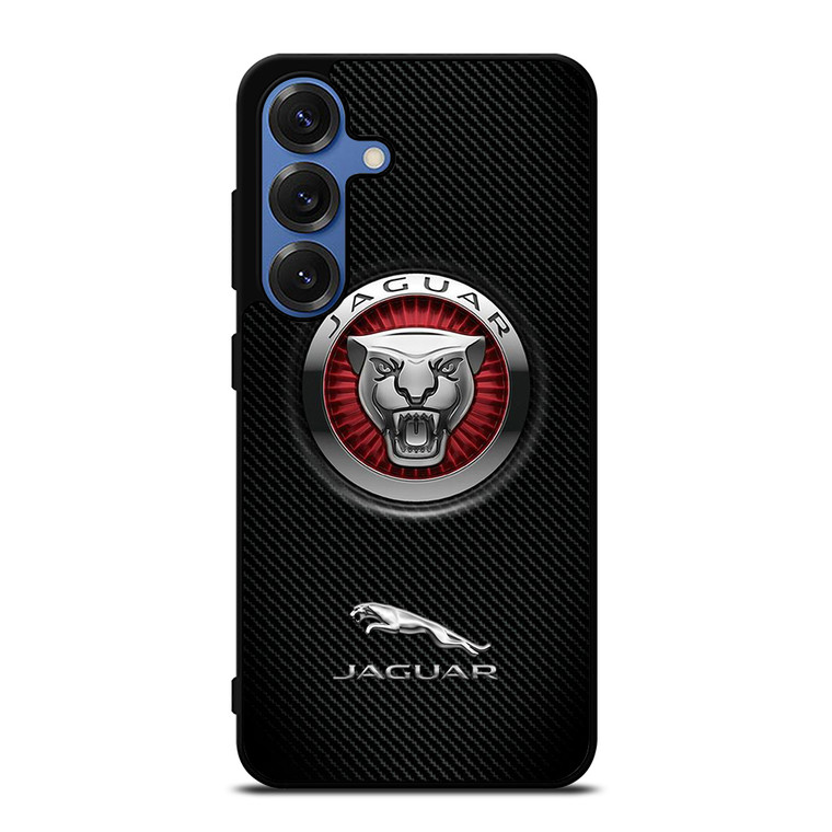JAGUAR CARBON LOGO 3 Samsung Galaxy S25 Case Cover JAGUAR CARBON LOGO 3 Samsung Galaxy S25 Case Cover