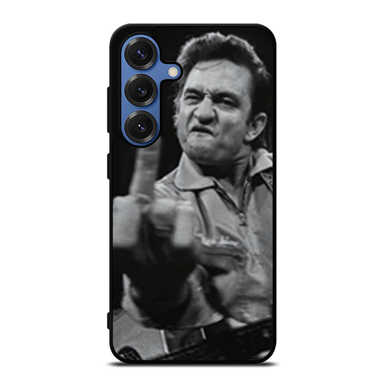 JOHNNY CASH MIDDLE FINGER Samsung Galaxy S25 Case Cover