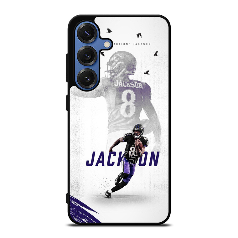 LAMAR JACKSON ACTION Samsung Galaxy S25 Case Cover