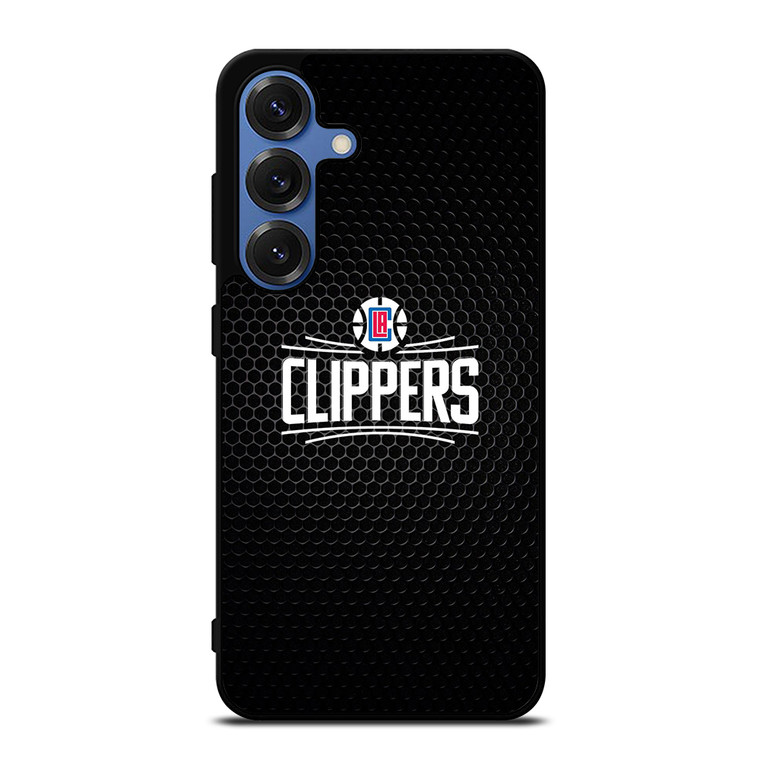 LOS ANGELES CLIPPERS METAL LOGO Samsung Galaxy S25 Case Cover