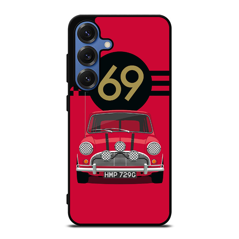 MINI COOPER RED 69 Samsung Galaxy S25 Case Cover MINI COOPER RED 69 Samsung Galaxy S25 Case Cover