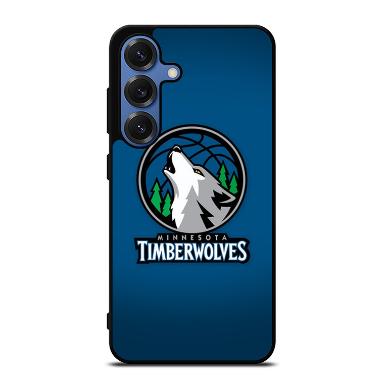 MINNESOTA TIMBERWOLVES LOGO BASKETBALL Samsung Galaxy S25 Case Cover