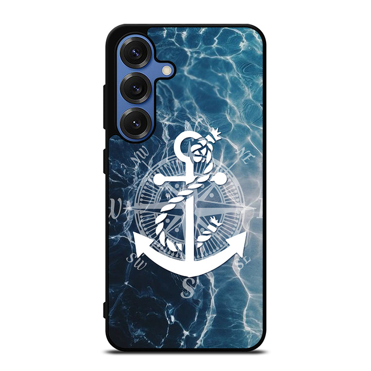 NAUTICAL ANCHOR LOGO Samsung Galaxy S25 Case Cover