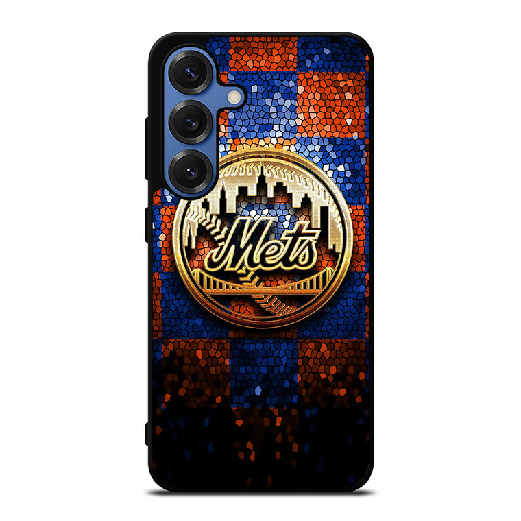 NEW YORK METS GOLD LOGO Samsung Galaxy S25 Case Cover NEW YORK METS GOLD LOGO Samsung Galaxy S25 Case Cover