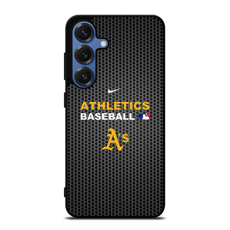 OAKLAND ATHLETICS METAL LOGO 2 Samsung Galaxy S25 Case Cover