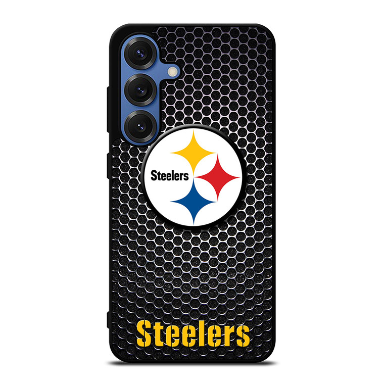 PITTSBURGH STEELERS METAL Samsung Galaxy S25 Case Cover PITTSBURGH STEELERS METAL Samsung Galaxy S25 Case Cover