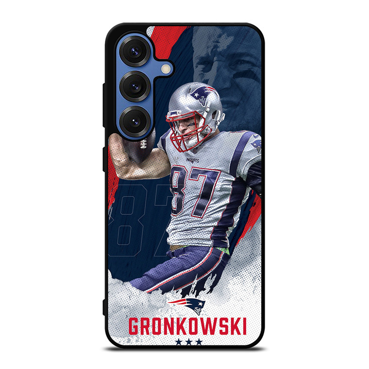 ROB GRONKOWSKI PATRIOTS 87 Samsung Galaxy S25 Case Cover