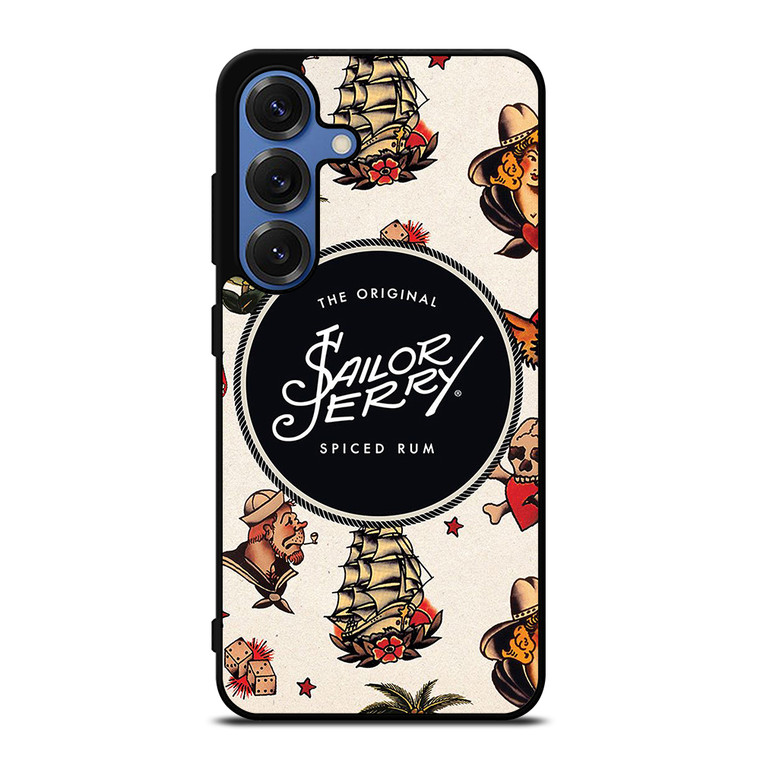 SAILOR JERRY PATTERN Samsung Galaxy S25 Case Cover