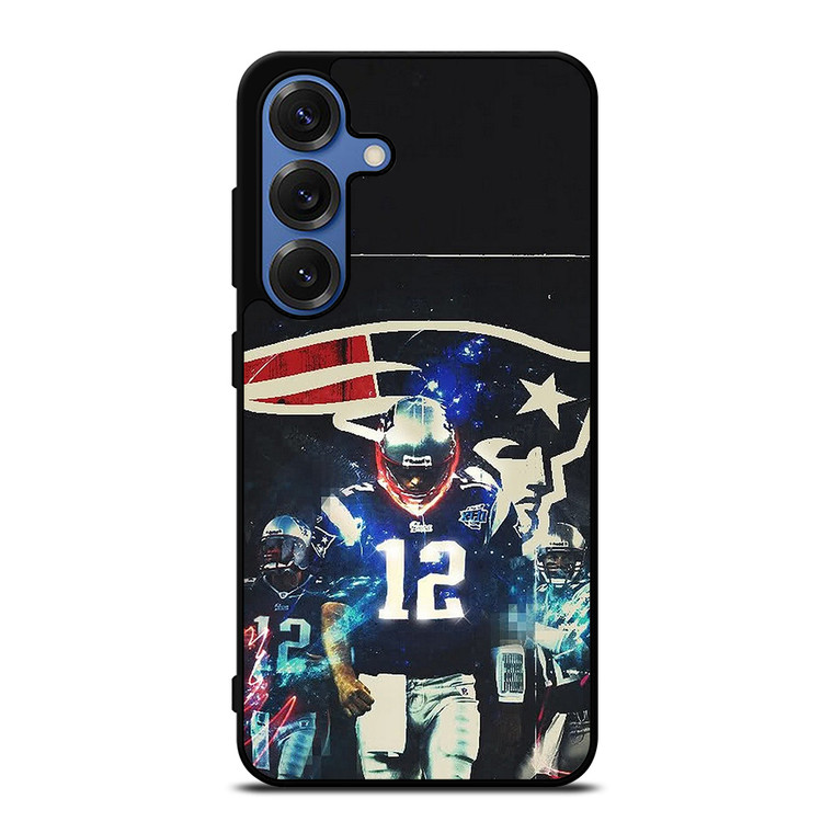 TOM BRADY 12 PATRIOTS Samsung Galaxy S25 Case Cover