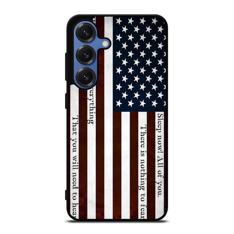 USA RED QUOTES Samsung Galaxy S25 Case Cover