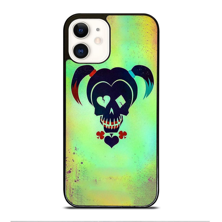 HARLEY QUINN SKULL iPhone 12 Case Cover