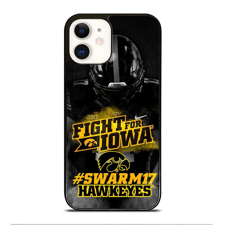 IOWA HAWKEYES FIGHT iPhone 12 Case Cover