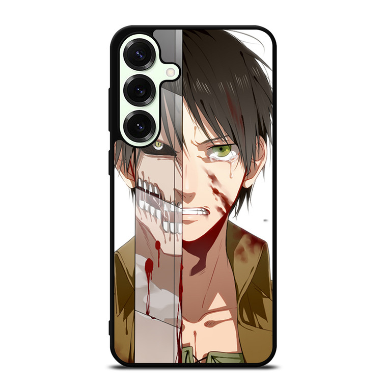 EREN YEAGER FACE ATTACK ON TITAN Samsung Galaxy S25 Plus Case Cover