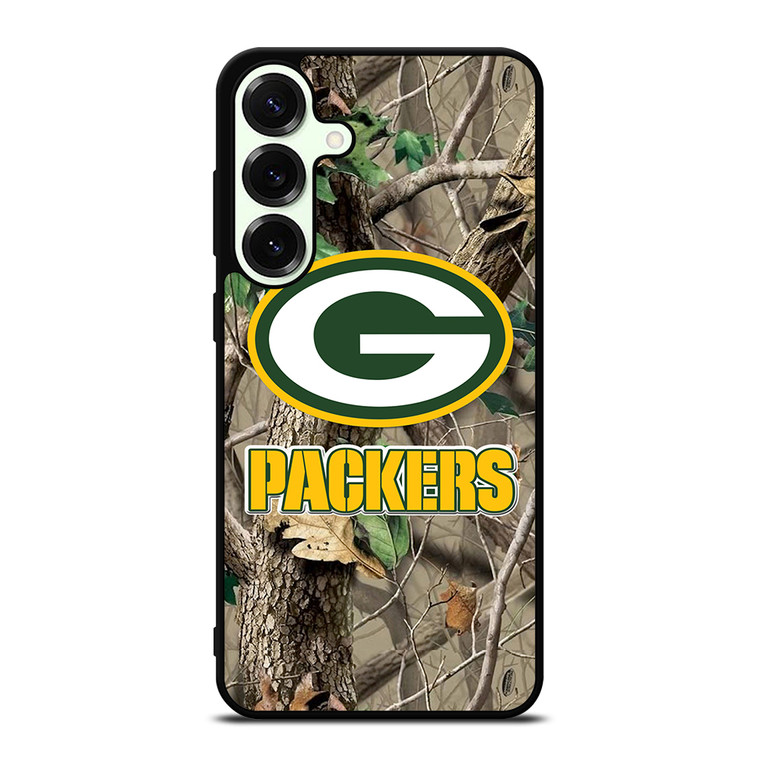 GREEN BAY PACKERS TREE CAMO Samsung Galaxy S25 Plus Case Cover
