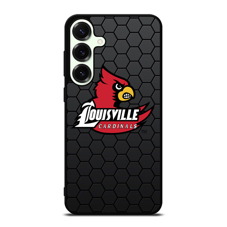 LOUISVILLE CARDINALS LOGO HEXAGON Samsung Galaxy S25 Plus Case Cover