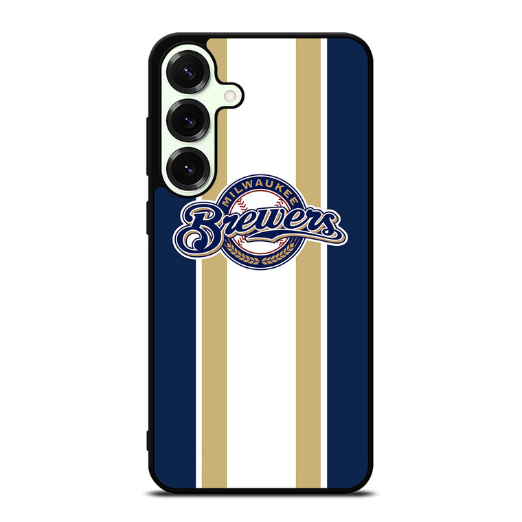 MILWAUKEE BREWERS STRIPE Samsung Galaxy S25 Plus Case Cover MILWAUKEE BREWERS STRIPE Samsung Galaxy S25 Plus Case Cover