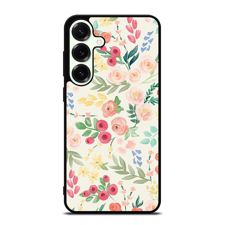 RILEY BLAKE ORANGE FLOWER Samsung Galaxy S25 Plus Case Cover