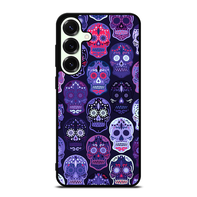 SUGAR SKULL PATTERN Samsung Galaxy S25 Plus Case Cover