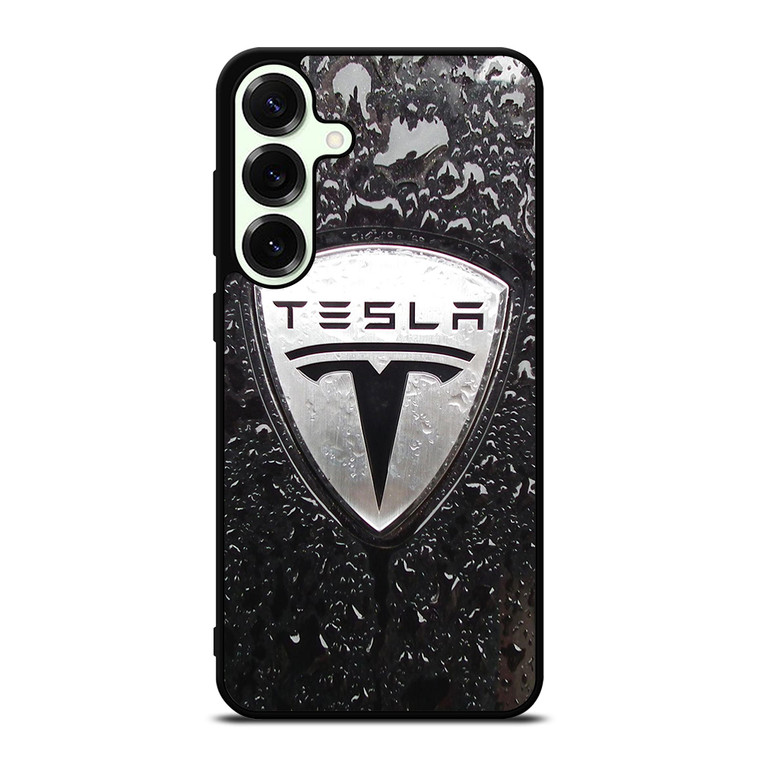 TESLA RAINDROP LOGO Samsung Galaxy S25 Plus Case Cover