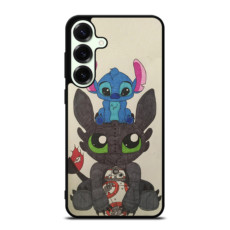 TOOTHLESS AND STITCH Samsung Galaxy S25 Plus Case Cover