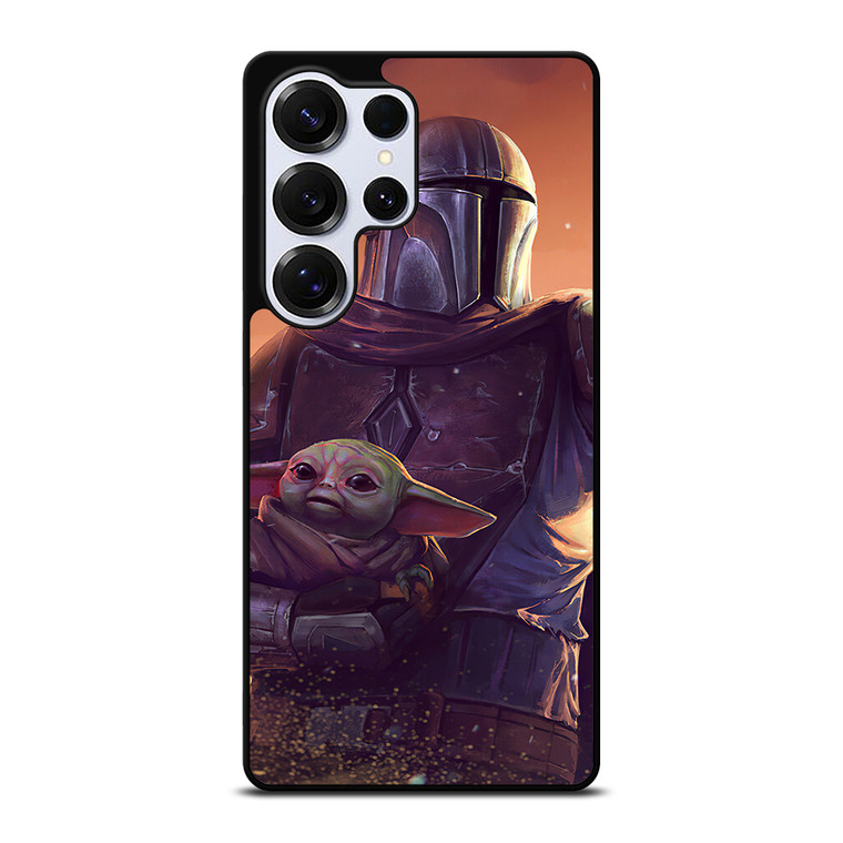 BABY YODA AND THE MANDALORIAN 1 Samsung Galaxy S25 Ultra Case Cover