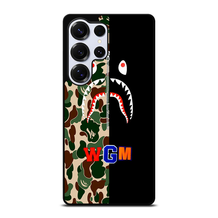BAPE CAMO SHARK WGM Samsung Galaxy S25 Ultra Case Cover