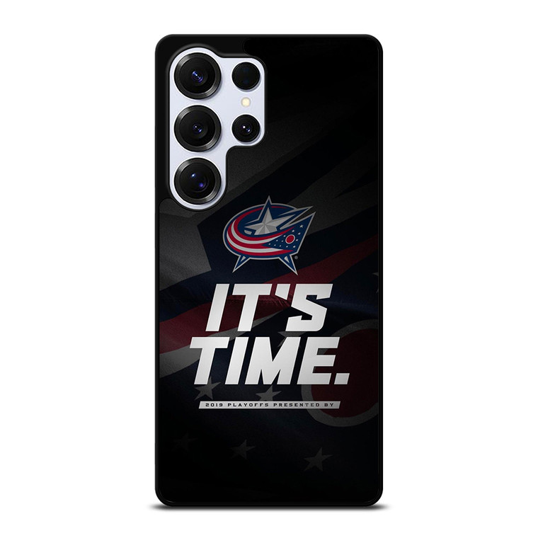 COLUMBUS BLUE JACKETS ITS TIME Samsung Galaxy S25 Ultra Case Cover COLUMBUS BLUE JACKETS ITS TIME Samsung Galaxy S25 Ultra Case Cover