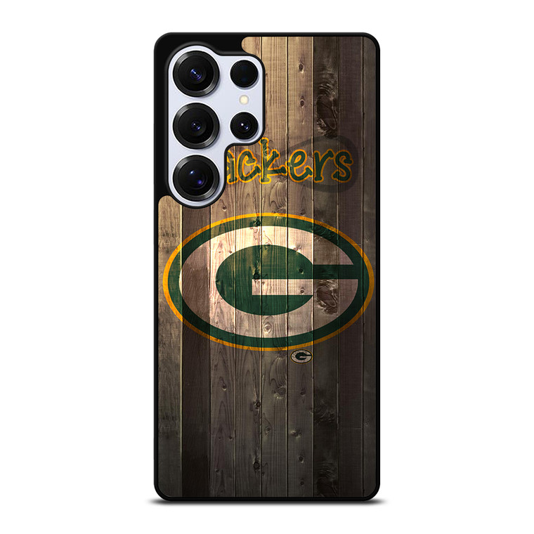 GREEN BAY PACKERS WOODEN Samsung Galaxy S25 Ultra Case Cover