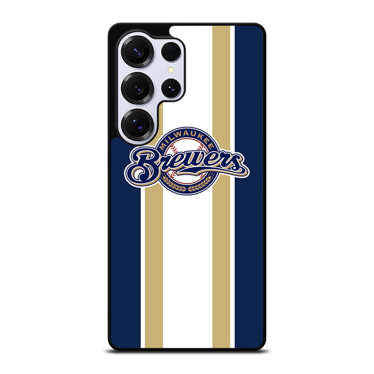 MILWAUKEE BREWERS STRIPE Samsung Galaxy S25 Ultra Case Cover MILWAUKEE BREWERS STRIPE Samsung Galaxy S25 Ultra Case Cover