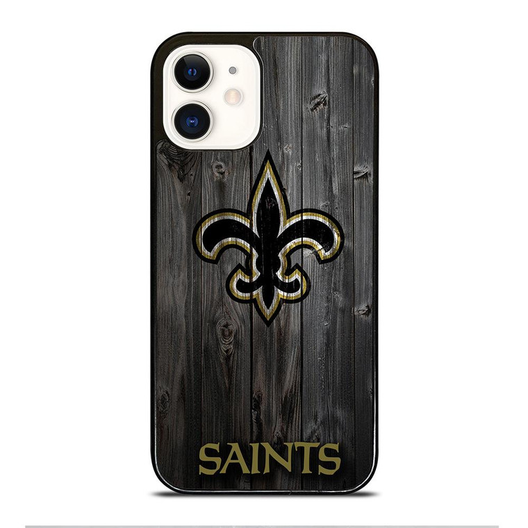 NEW ORLEANS SAINTS WOODEN iPhone 12 Case Cover