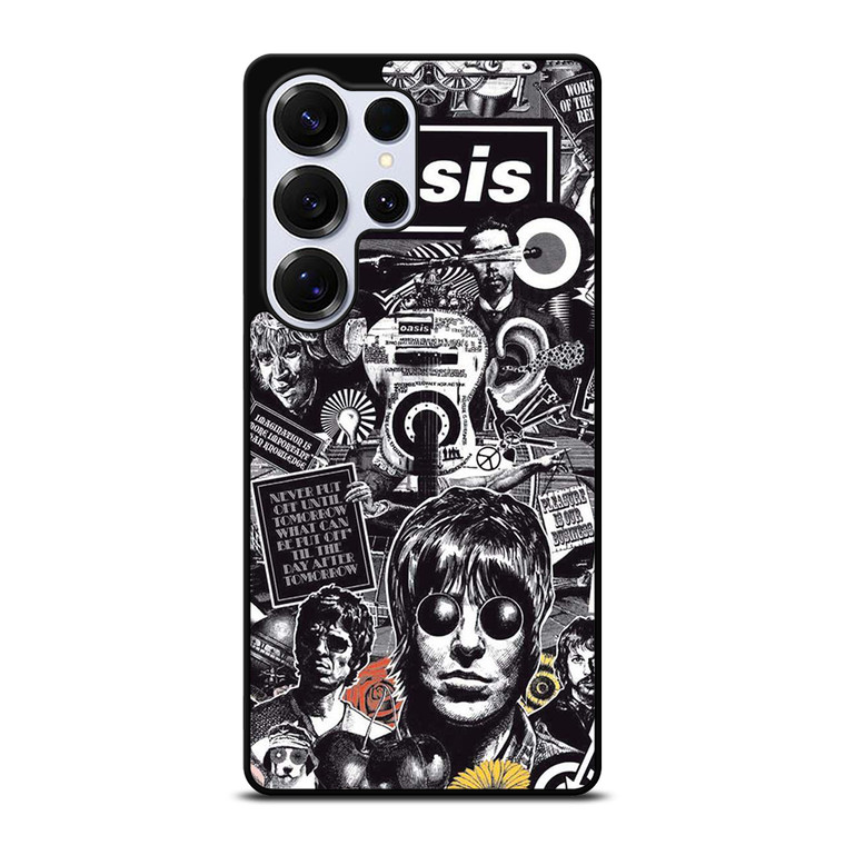 OASIS BAND COLLAGE Samsung Galaxy S25 Ultra Case Cover OASIS BAND COLLAGE Samsung Galaxy S25 Ultra Case Cover