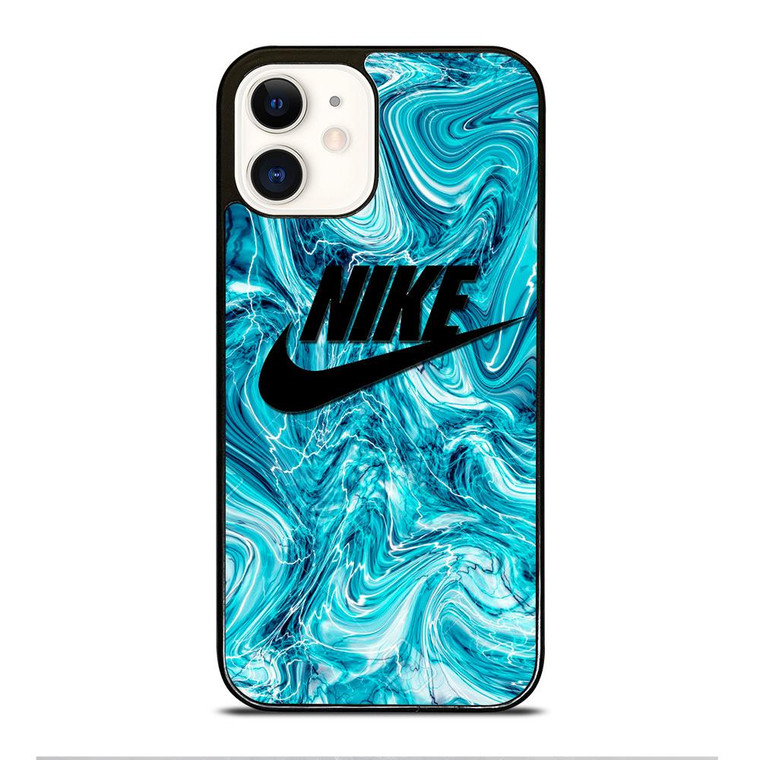 NIKE BLUE FINE iPhone 12 Case Cover