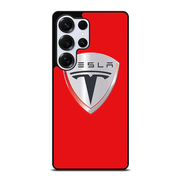 TESLA RED LOGO Samsung Galaxy S25 Ultra Case Cover