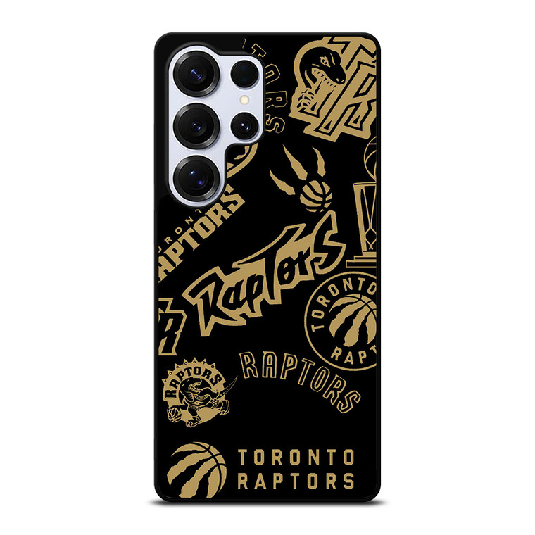 TORONTO RAPTORS LOGO COLLAGE Samsung Galaxy S25 Ultra Case Cover