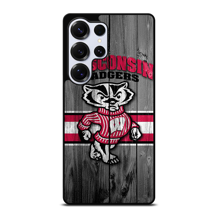 WISCONSIN BADGERS LOGO Samsung Galaxy S25 Ultra Case Cover