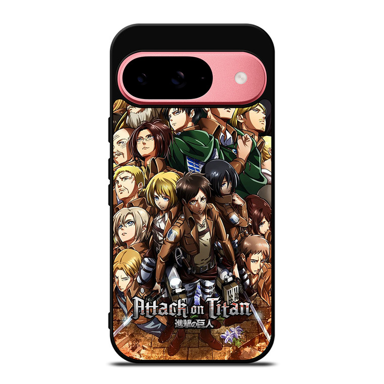 ATTACK ON TITAN CHARACTER Google Pixel 9 Case Cover