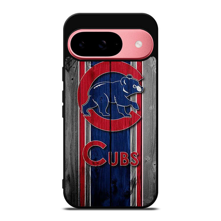 CHICAGO CUBS WOODEN LOGO Google Pixel 9 Case Cover