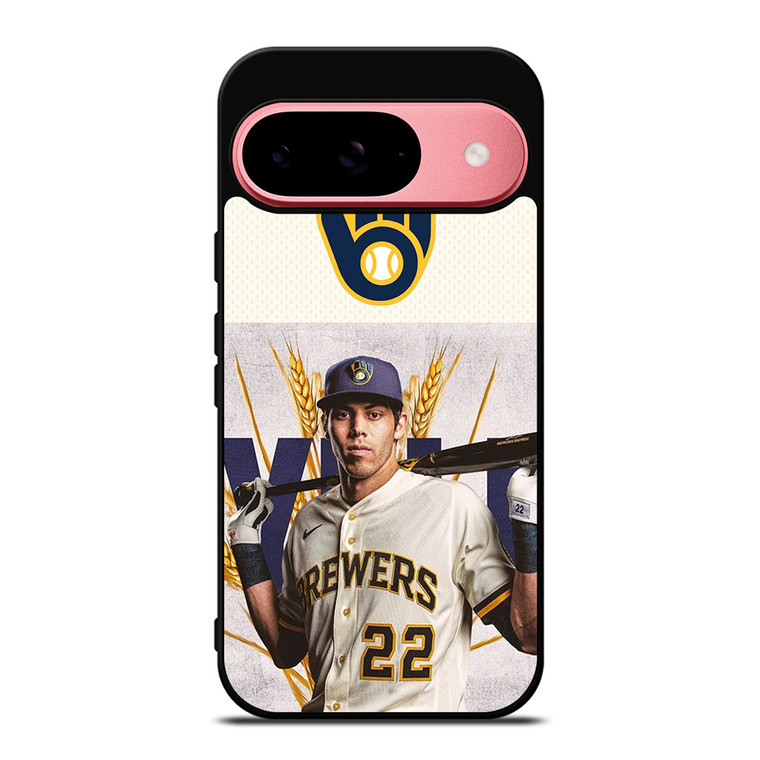CHRISTIAN YELICH MILWAUKEE BREWERS 1 Google Pixel 9 Case Cover
