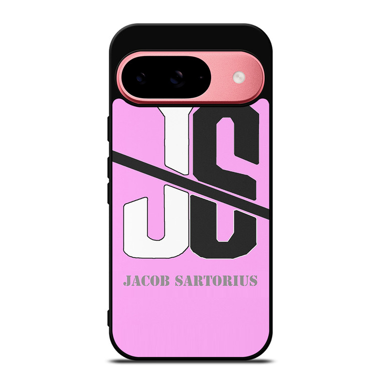 JACOB SARTORIUS PINK LOGO Google Pixel 9 Case Cover