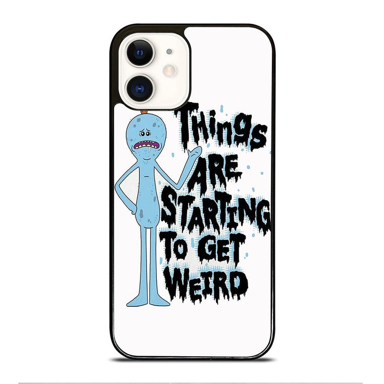 RICK AND MORTY GET WEIRD iPhone 12 Case Cover