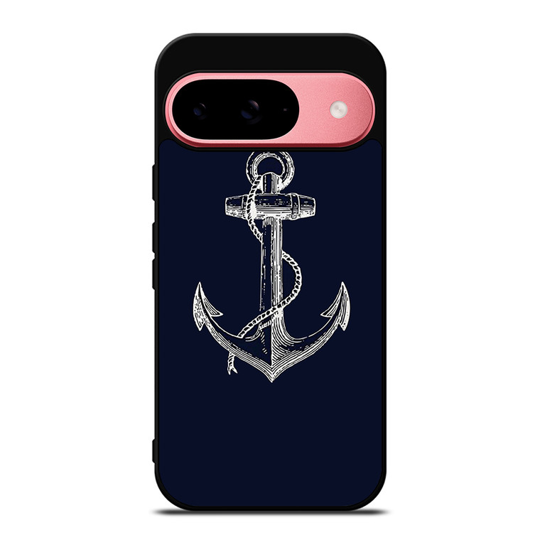 NAUTICAL ANCHOR NAVY BLUE Google Pixel 9 Case Cover