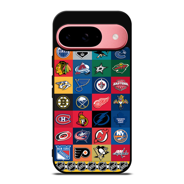 NHL ALL LOGO TEAM Google Pixel 9 Case Cover