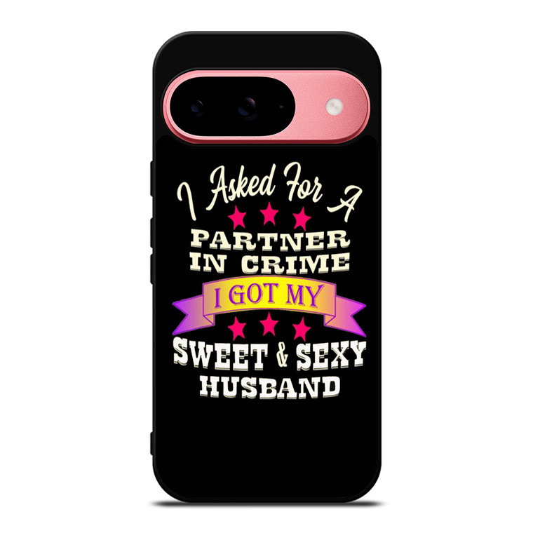 PARTNER IN CRIME HUSBAND Google Pixel 9 Case Cover