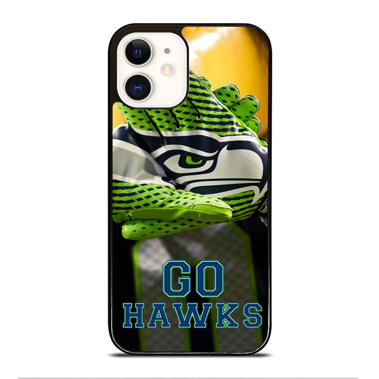 SEATTLE SEAHAWKS GO HAWKS iPhone 12 Case Cover