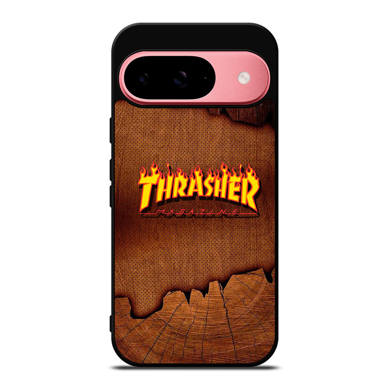 THRASER MAGAZINE WOODEN Google Pixel 9 Case Cover