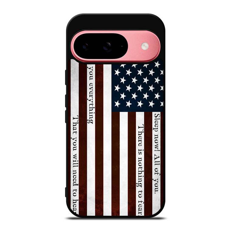 USA RED QUOTES Google Pixel 9 Case Cover