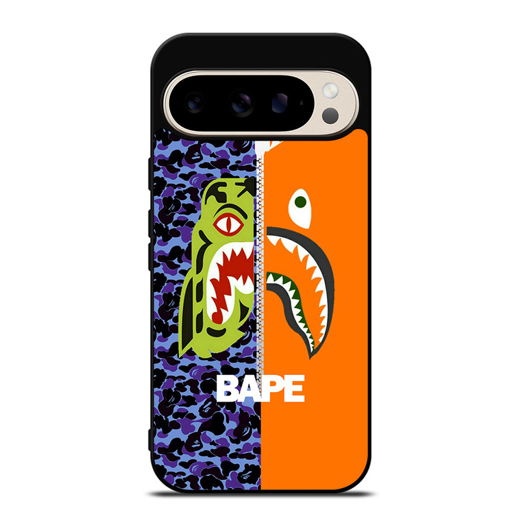 BAPE CAMO SHARK ZIPPER Google Pixel 9 Pro Case Cover