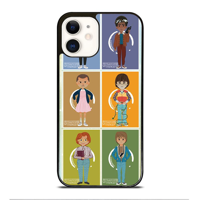 STRANGER THINGS CHARACTERS 3 iPhone 12 Case Cover