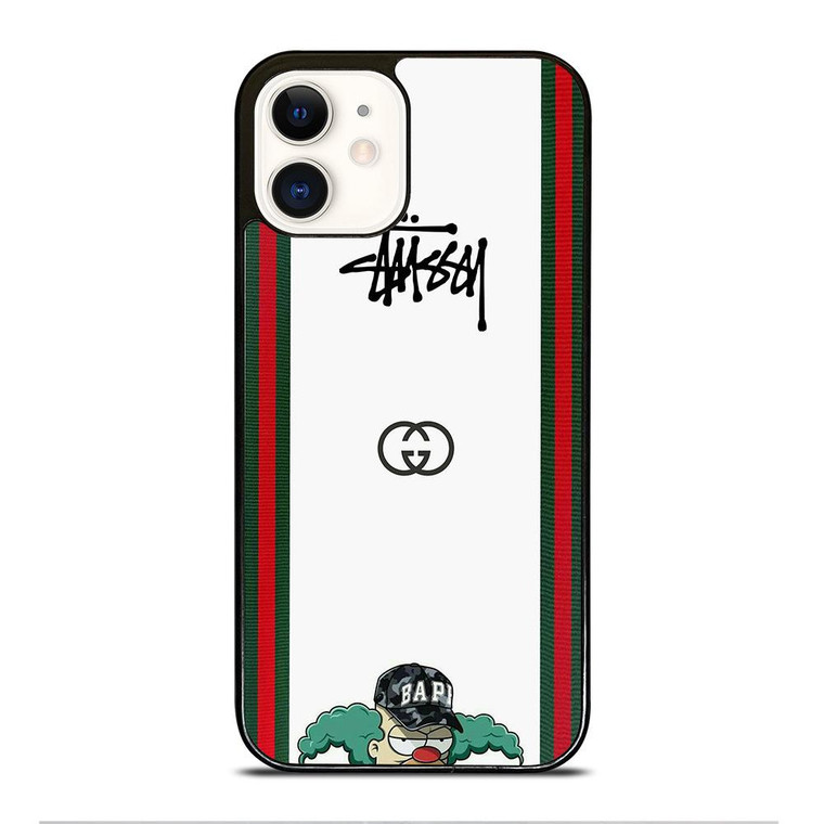 STUSSY X BAPE iPhone 12 Case Cover