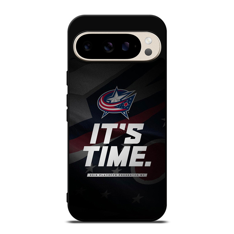 COLUMBUS BLUE JACKETS ITS TIME Google Pixel 9 Pro Case Cover